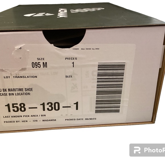 Altama Men’s BK Maritime Shoe , Size 9.5 US. Black . Low QTR. **New In B… - Picture 7 of 8